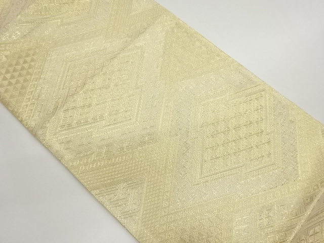 JAPANESE FUKURO OBI / REVERSIBLE / SAGANISHIKI / WOVEN MATSUKAWABISHI